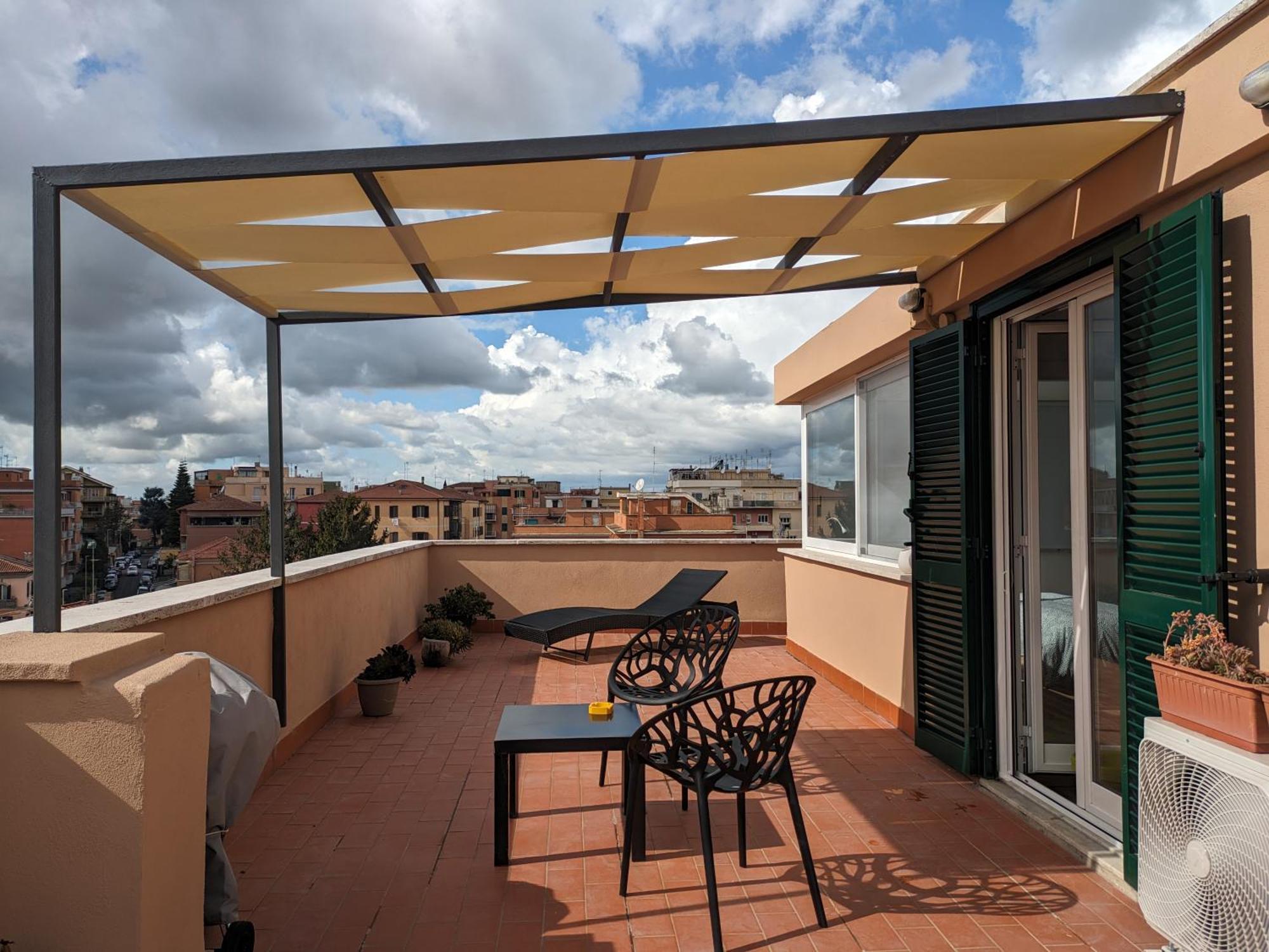 Casetta Sole, Superattico Con Terrazzo Vicino San Pietro, New Roma Exterior foto